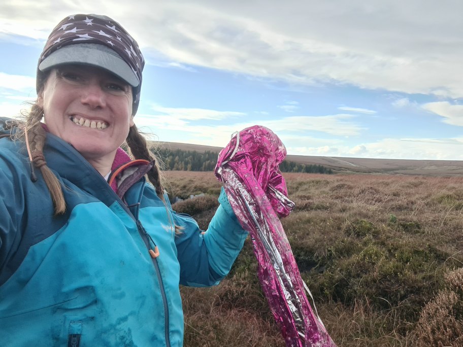 I did something different yesterday, spending the day on the moors doing conservation with the National Trust. Once again I found a balloon, so many of these seems to end up out in the hills #rubbish #PeakDistrictProud #PeakDistrict