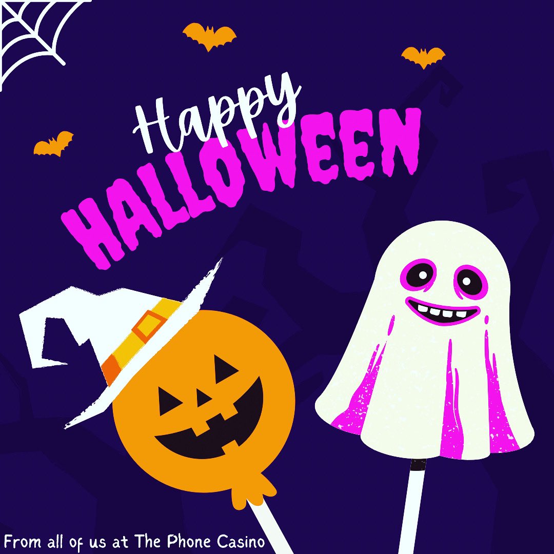 thephonecasino's tweet image. Happy Halloween 🎃👻💀We’ve moved on from its ghost-warding purpose and now spend Halloween in a much more fun and exciting way playing slots😉we take a look at some of the spooky thrills on offer 💀👻🎃. bit.ly/3F9V46M

18+. Terms Apply
#halloween #spookyslots