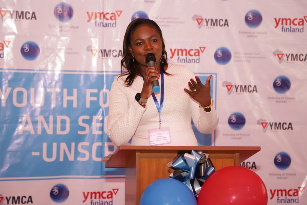NCIC_Kenya's tweet photo. "As a Commission, we recognize the role played by YMCA Kenya to increase youth engagement at both local and National government by enhancing sustainable livelihood through entrepreneurship and skill set training.  Commissioner Wambui Nyutu
@wambuiNyutu https://t.co/EMDL2NJxNR