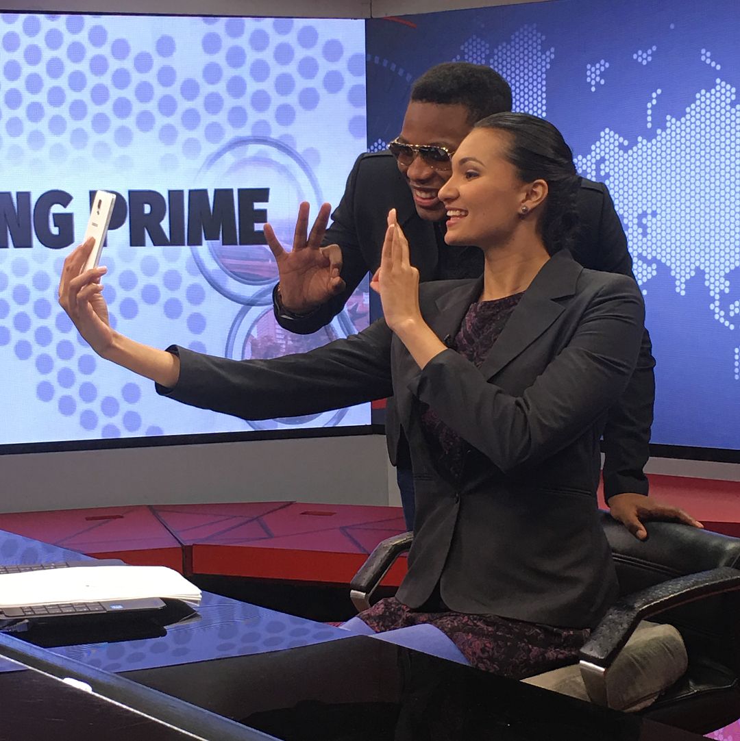 _refwayne's tweet image. On set.  📻📺📡 Broadcasting live