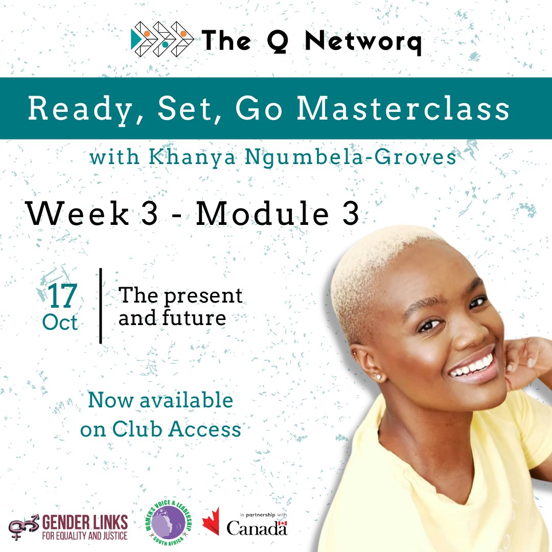 TheQNetworq's tweet photo. Happy Monday Tribe π The Ready set Go Masterclass session 2 goes live on Club Access at 5pm today, in order to gain access to the toolkit make sure you follow the link in our bio and register for club access! Happy Thriving!
#TheQNetworq #ClubAccess #QueerBusiness https://t.co/dxxZJSnQqz
