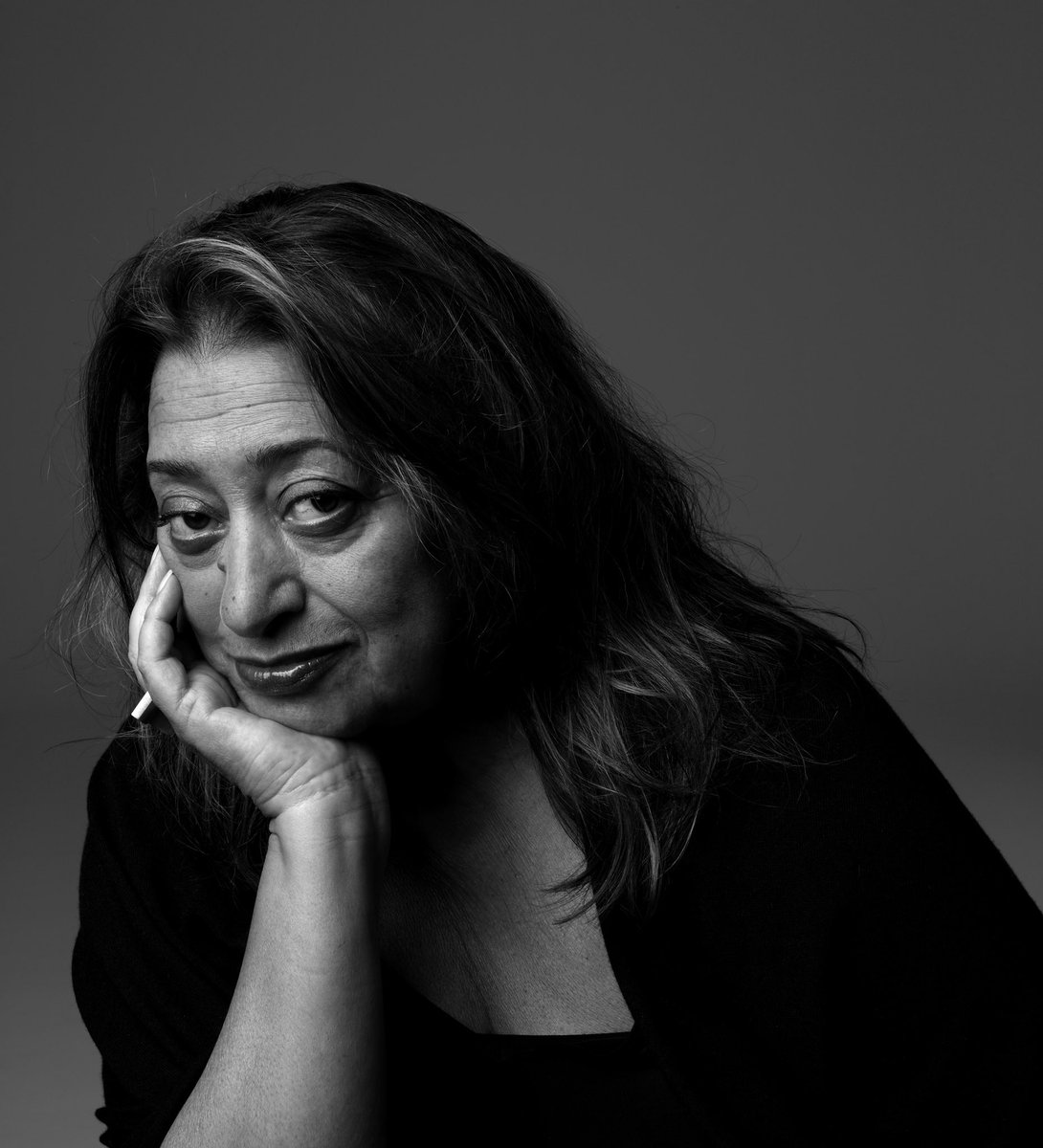 #ZahaHadid: Born #OnThisDay . “[Architecture’s] most singular star… its only Zaha.” The Economist (2008) . Portrait by Jason Schmidt for @NYMag (2006)