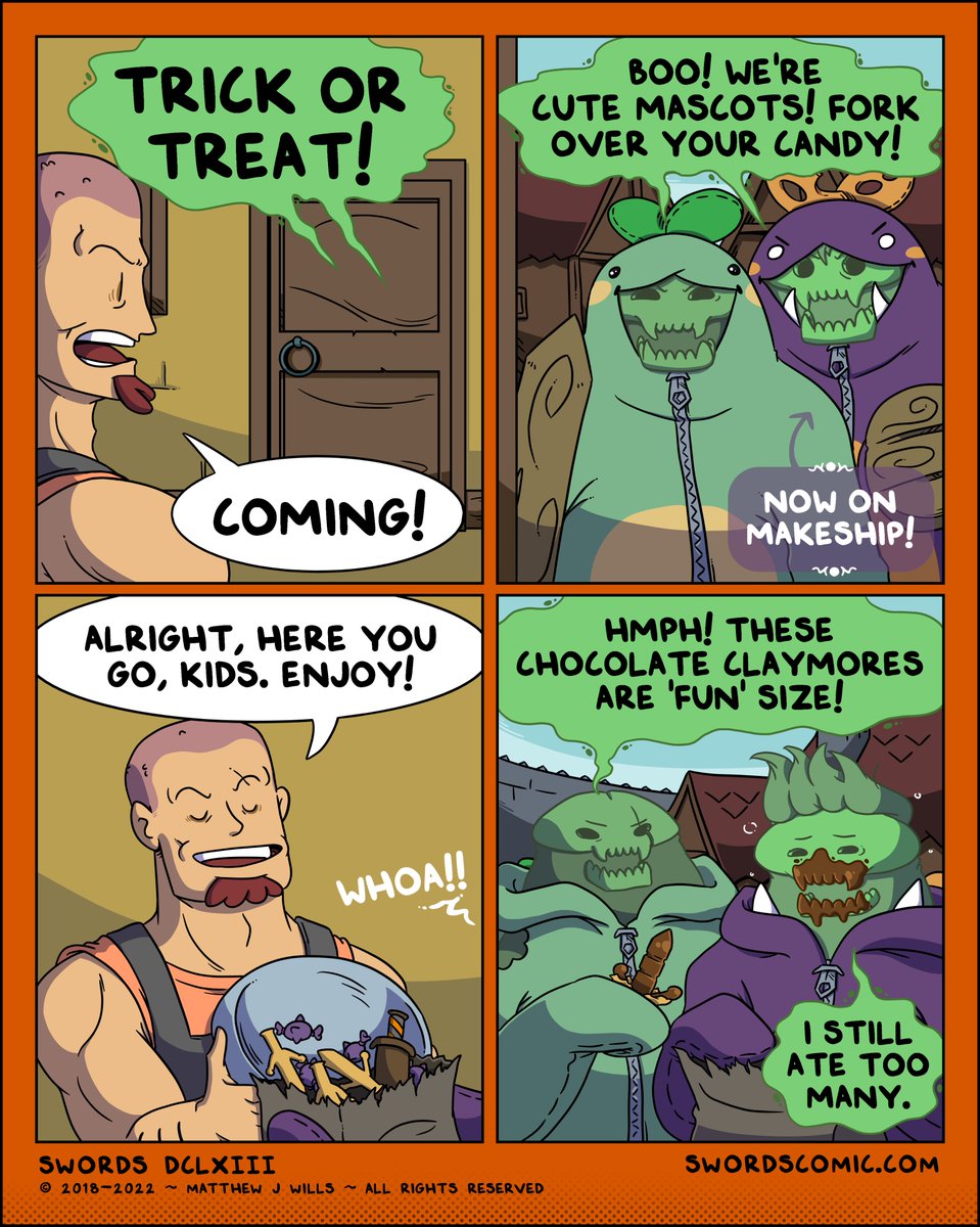 Swords ~ A Tricky Treat #halloween