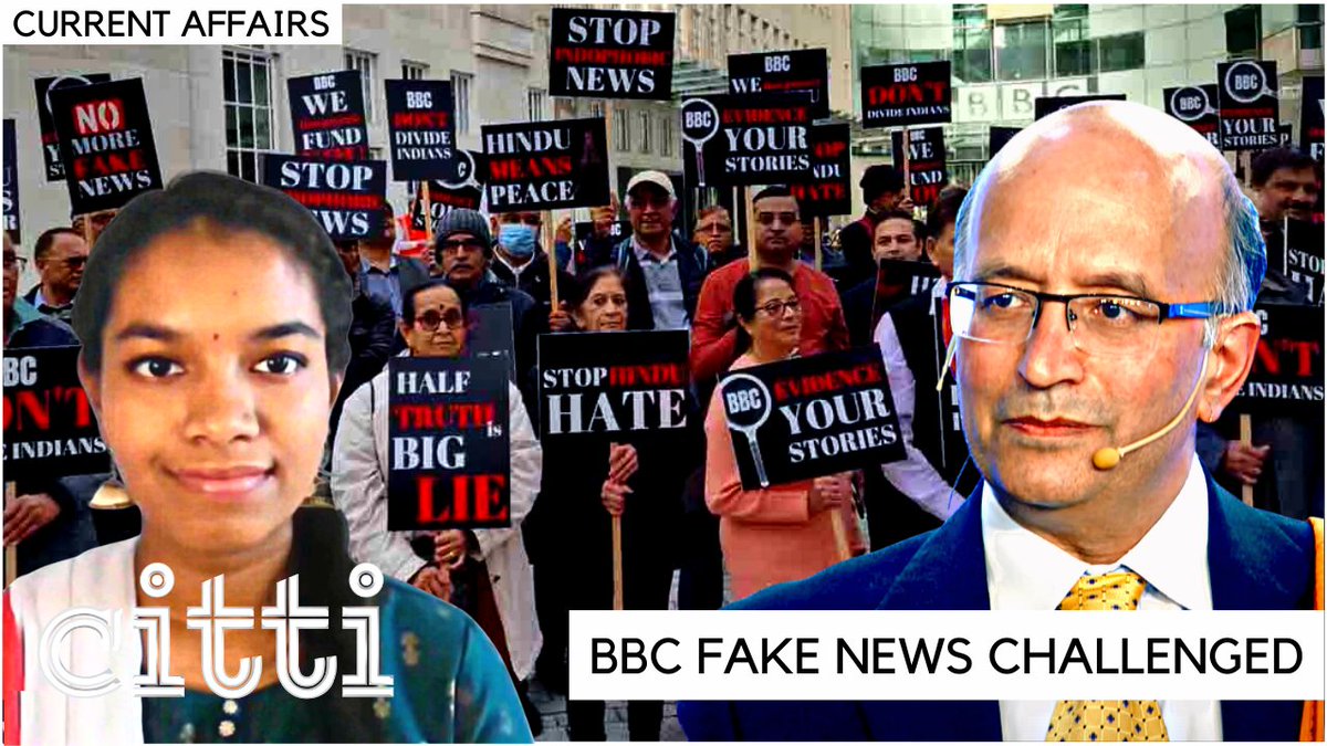 CittiMedia's tweet image. The BBC have a long history of constantly lying about Hindus &amp;amp; India, to the point that they have endangered our lives. Now, they must be held accountable: @thebritishhindu's full interview is live: youtu.be/_gbKaWZW9-Y

@10DowningStreet @Rajeev_GoI #BBCProtest #BBCChalo