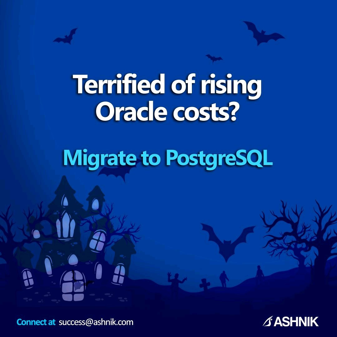 Ashnikbiz's tweet photo. Not just for cost efficiency, but also for higher innovation, scalability, and agility, PostgreSQL has become a preferred database technology among major industry players today. Talk to us, we can help - https://t.co/nS5k8l9rHP #happyhalloween #opensource #databasetechnology https://t.co/B3quf4NDKr