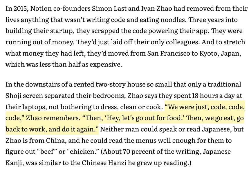 jiayuan_jy's tweet photo. How things get started

"We were just, code, code, code. Then, we go eat, go back to work, and do it again." -- @ivanhzhao https://t.co/NPnjED5tXS