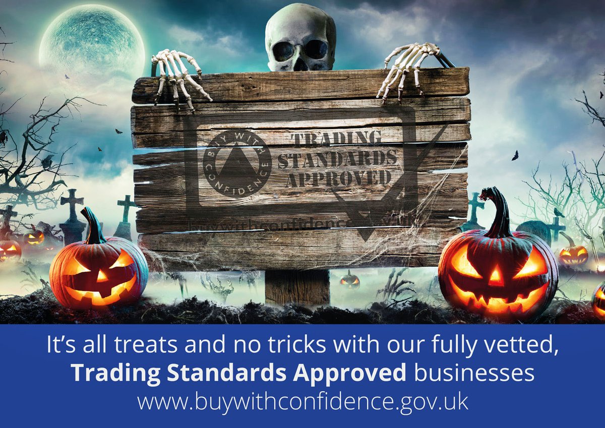 It’s all treats and no tricks with our fully vetted, Trading Standards Approved businesses - find companies you can trust at buywithconfidence.gov.uk