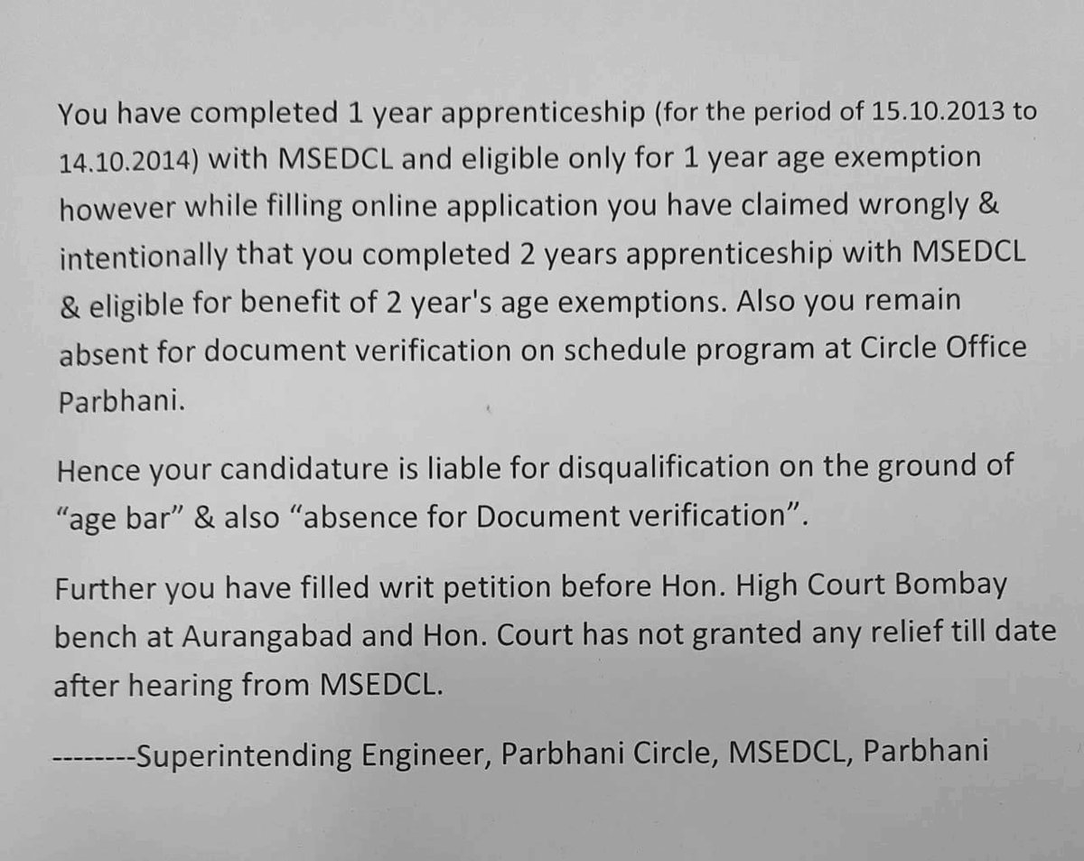 SE PARBHANI MSEDCL tweet media