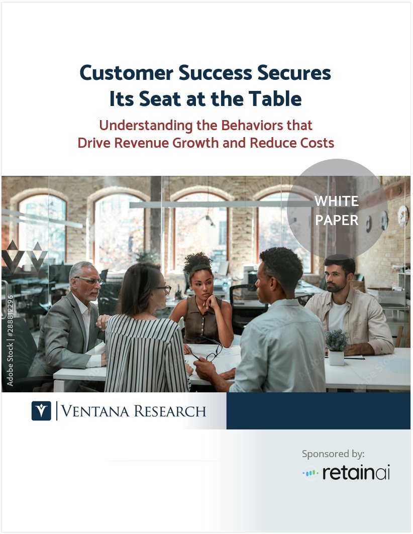 RetainAI's tweet image. 59% of orgs said #CustomerSatisfaction scores are the most important metric, according to a @VentanaResearch whitepaper. 
 
Our #WorkflowIntelligence platform can help you find &amp;amp; prioritize what delights your customers most.
 
Download the whitepaper today retain.ai/whitepaper-exp…