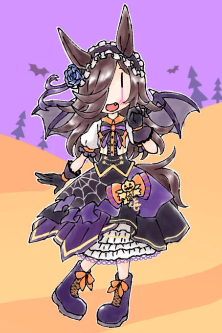 HappyHalloween #ウマ娘 #ライスシャワー 
