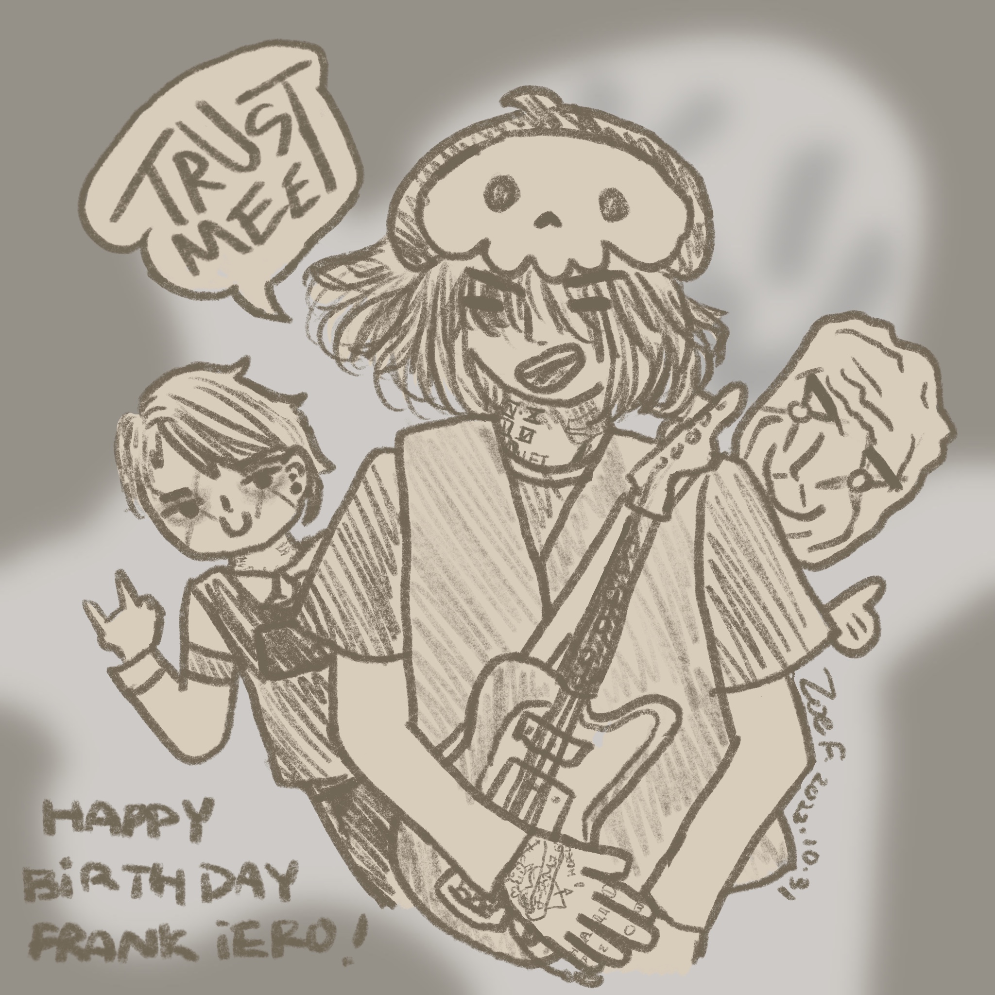 AY HAPPY BIRTHDAY FRANK IERO :D 