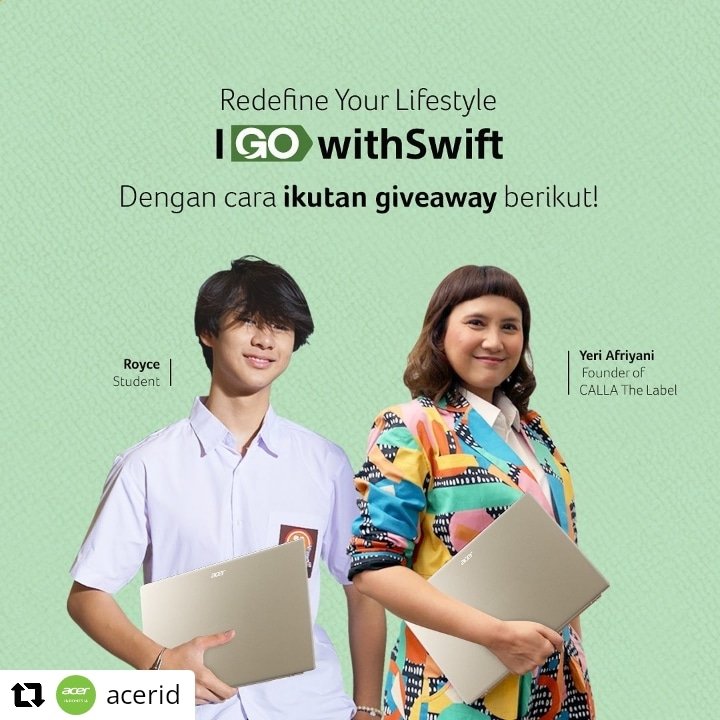 MTaufikst48's tweet image. #IGoWithSwift
#AcerGiveaway 
@acerID
💚💚💚
instagram.com/s/aGlnaGxpZ2h0…