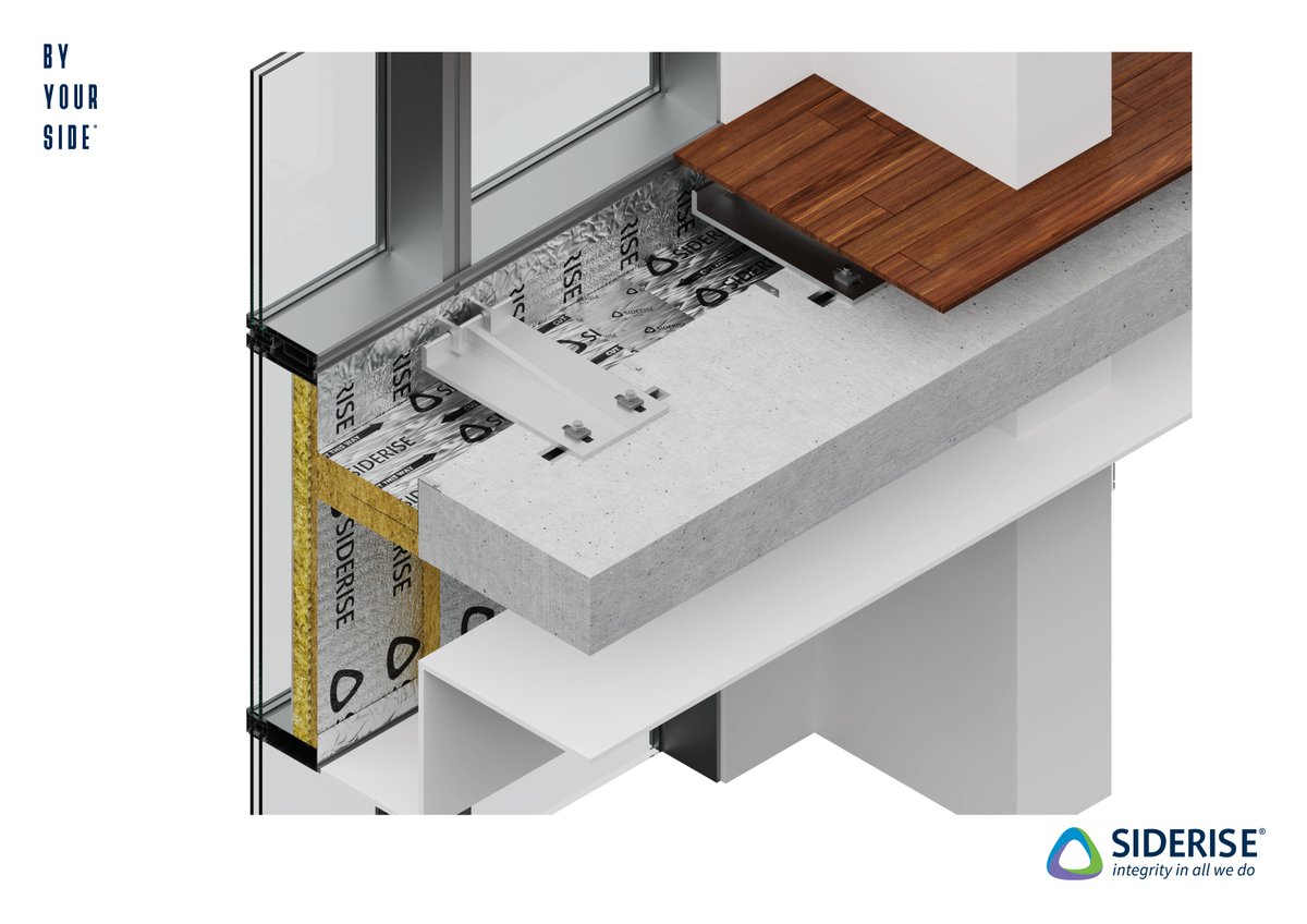 Siderise CW-FB Curtain Wall Fire Board is a high-density stonewool board engineered to provide high levels of structural fire protection, shielding the #SpandrelZone from external fire spread. See:ow.ly/LhWu50LmnRg #FireSafety #PassiveFireProtection #Facades