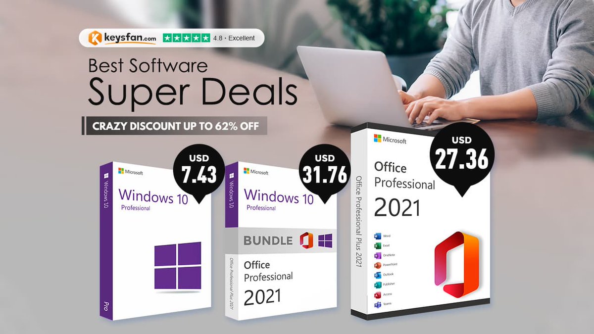 MS Office від $ 14.13, ліцензійна #Windows 10 від $ 6.49 та інше акційне ПЗ від Keysfan
pingvin.pro/blogy/offers/m…

#MicrosoftOffice2016 #MicrosoftOffice2019 #MicrosoftOffice2021 #Windows10 #Windows11 #Операційнасистема #Програмнезабезпечення