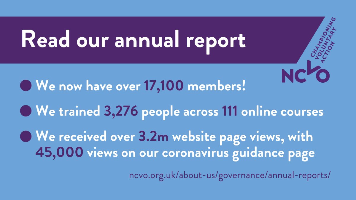 Today we publish our annual report and financial accounts for the year ending 31 March 2022. We saw a 4% growth in membership compared with the previous year and delivered training & events to over 3,000 people! Read the full report here 👉 bit.ly/3TTjsOP