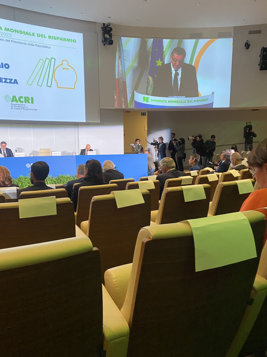 Germontani's tweet photo. #GiornatadelRisparmio #Acri Gli interventi del Presidente Acri #Profumo del Presidente Abi #Patuelli del Governatore Banca d’Italia #Visco e del Ministro dell’economia #Giorgetti che richiama più volte Einaudi @acri_ufficiale @ABI_Eventi @bancaditalia @giancarlogiorge https://t.co/yckT7OoAYE