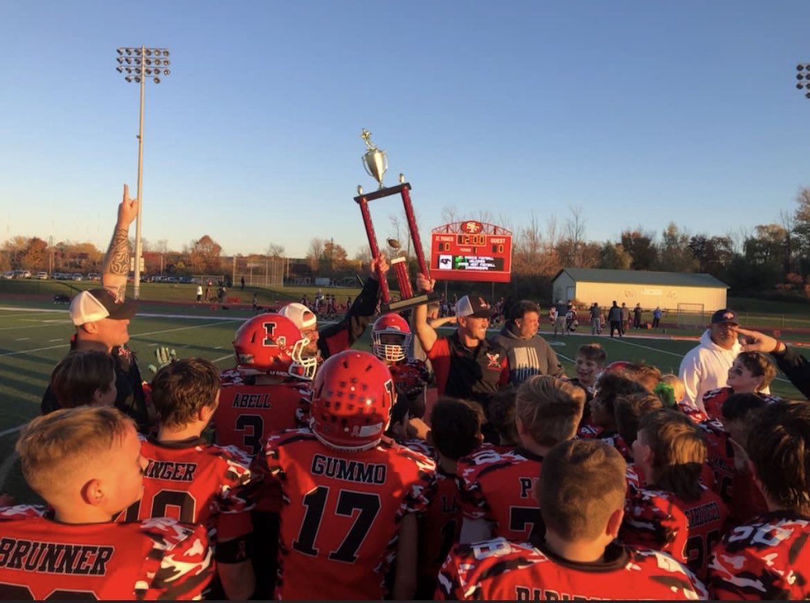 CoachEd52's tweet photo. Proud of this kid and this team. Thankful for the opportunity to play a little more football in a couple weeks - @wny_football @BJB0726 @DFakhari https://t.co/GZLkKI2URP