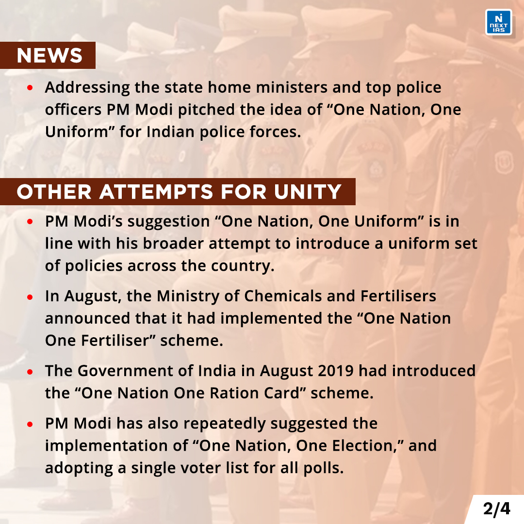 NEXTIAS_Delhi's tweet photo. Daily Infographics (31-10-2022)
Topic: One Nation One Uniform for Police
For more infographics: https://t.co/i4DwhlU5bV

#infographics #nextias #india #October31 #Oct2022 #OneNationOneUniform #PMModi #Police #uniform #Kolkata #Goa #Puducherry #delhitrafficpolice #mondaythoughts https://t.co/PooBNYrIP2