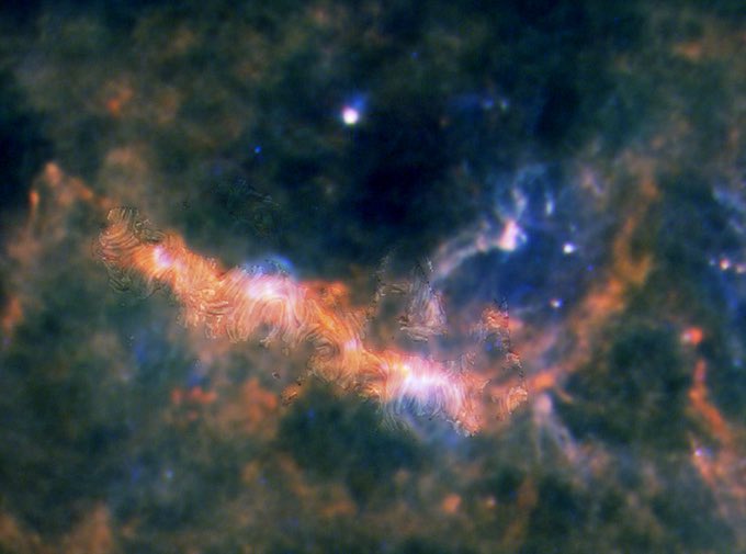 I thought this would be a “spooktacular” picture for today! “Galactic Bones” recently taken by the SOFIA telescope (which are long filaments of gas and dust). Wishing you all a safe and Happy Halloween, and try not to eat all your candy at once! #NASAHalloween