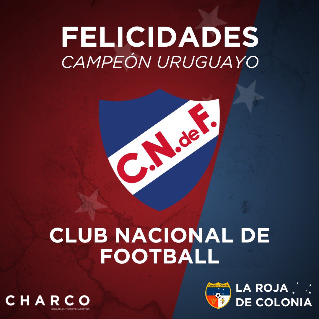 Felicidades <a href="/Nacional/">Nacional</a> por la obtención del título @CampeonatoAUF 2022.