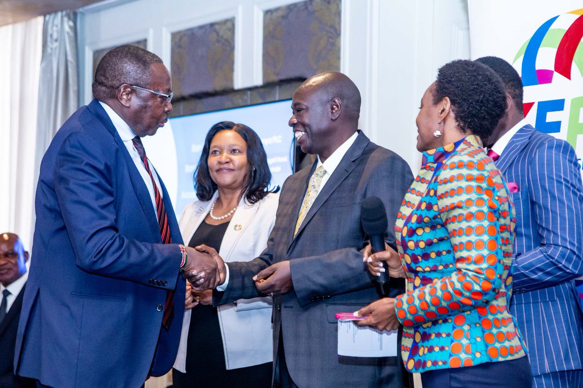 rebecca_miano's tweet photo. Earlier today, I joined H.E. @rigathi, Deputy President of Kenya, my colleague Hon. @AbabuNamwamba, CS @moscakenya , @KEPSA_KENYA leadership as well as public and private sector representatives for the call-to-action on the drought situation in the country. https://t.co/N9oLPzer6M