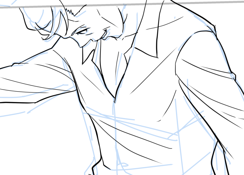 休憩

ブラックさん視聴のおかげ
カッコいいおじさん作画の
良い参考になりました 