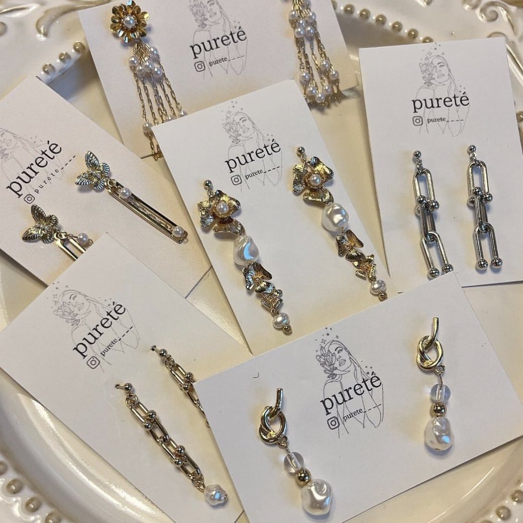pureteeeee's tweet photo. マクハリハンドメイドフェスタ
ブース番号はMJ22です☺️

💎ハンドメイドアクセサリー💎
↪︎ピアス
↪︎イヤリング
↪︎ブレスレット
↪︎ネックレス
↪︎ヘアゴム
↪︎ヘアバレッタ
↪︎イヤーカフ

たくさん準備して待ってます♡
明日から前売り券発売です🎫✨ https://t.co/QrjVB8g53m