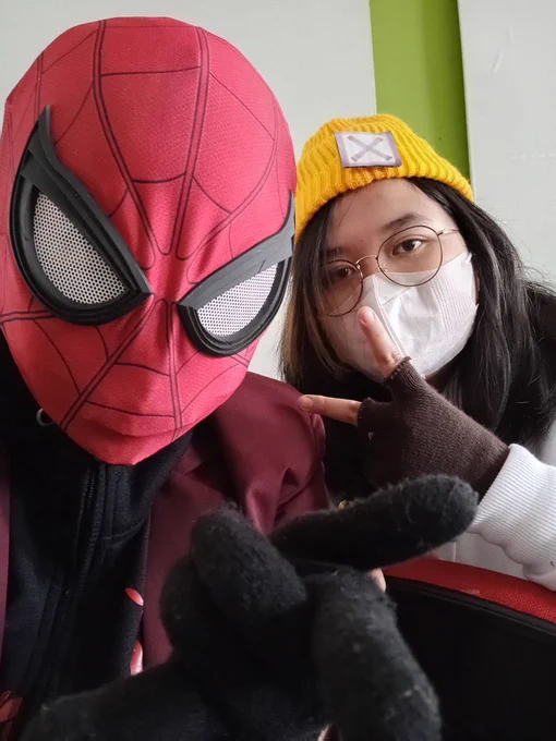 with  as spidey (telyu ver)  