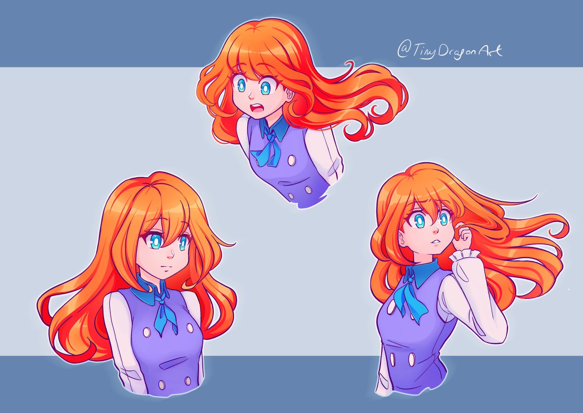 TinyDragonArt's tweet photo. Sapphire study ✨✨ #originalcharacter #conceptart https://t.co/76BGTQ848j