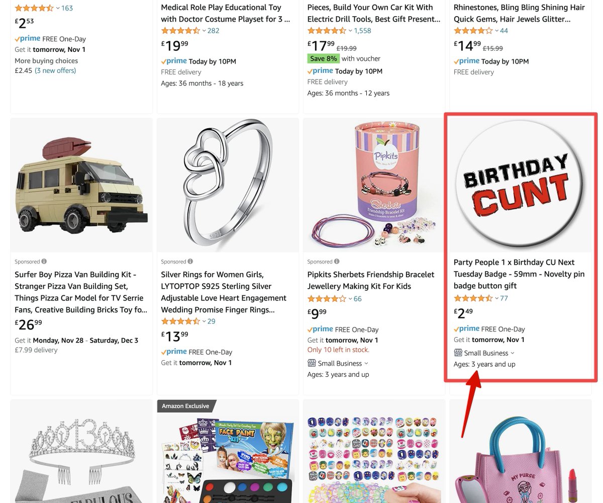 _ThisIsAsh's tweet photo. Thanks Amazon. The recommendation for a three year old girls birthday present was spot on! 🤦‍♂️ https://t.co/p3fzdUnzR7