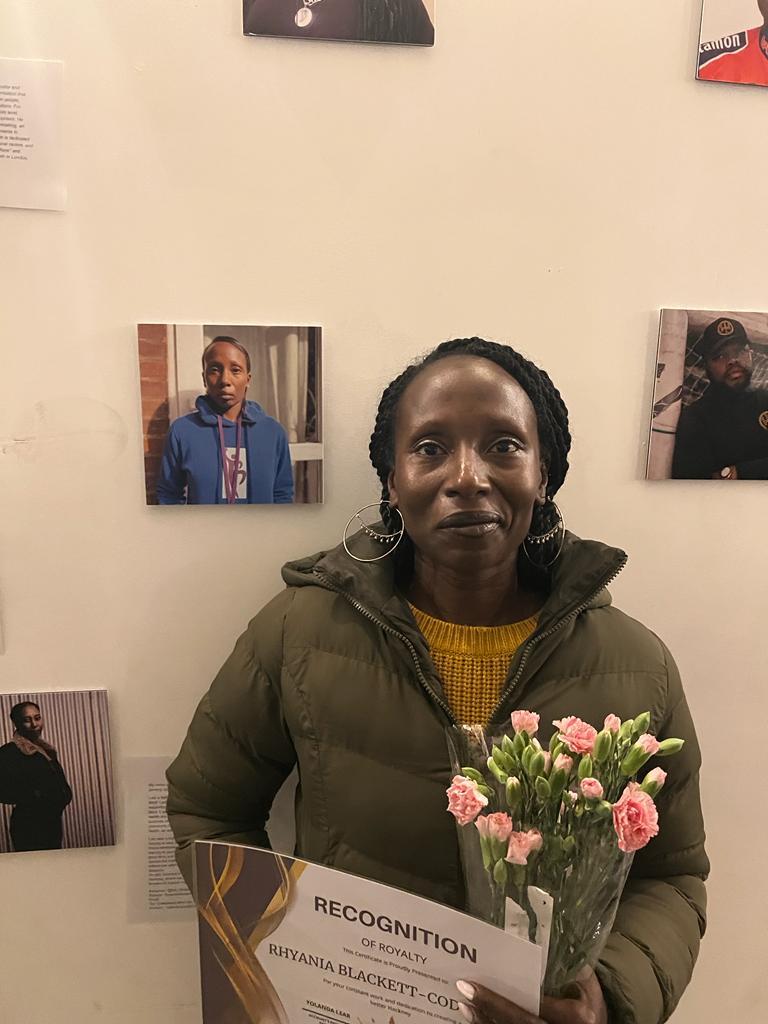 BetamindsCIC's tweet photo. Absolutely honoured to be on the wall amongst such greatness and humbled to be recognised by @Undefeated_Mind &amp; @hackneycvs  
Thank you for the amazing event 👑💜 https://t.co/y9kbML8UOf