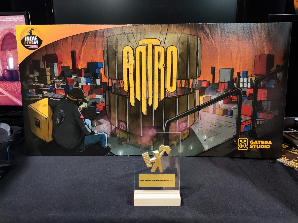 gaterastudio's tweet photo. Best sound &amp; music at @IndieDevDay ✌️ ¡Thank you all! Specially to @martivalverde_ and @nomad_rhythm. Our music artists 🔊 https://t.co/Rj6iSySEZy
