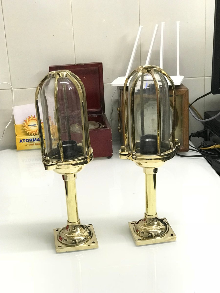 Excited to share the latest addition to my #etsyshop: New Maritime Vintage Style Solid Brass Golden Bulkhead Lamp/Light Fixture Lot of 2 etsy.me/3sI06Aj #halloweensale #halloweengifts #halloween #halloween2022 #etsy #lamp #lampfixture #bulkheadlamp #antiquelamp