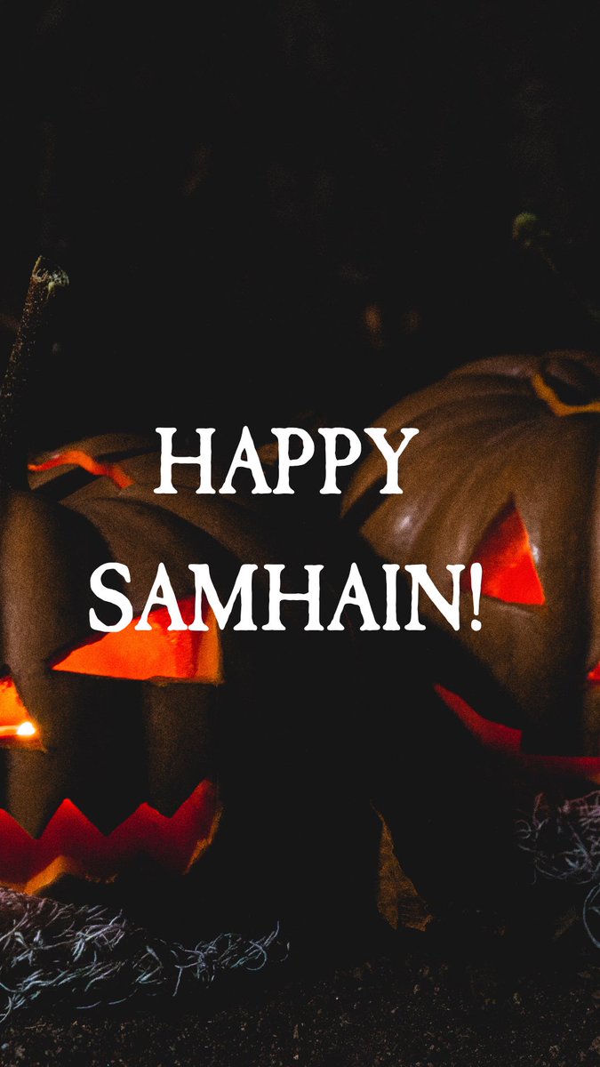 Happy Samhain and Halloween, to all those celebrating or not celebrating this evening! May your evening be filled with spooky festivities and lots of chocolate! #Samhain #HalloweenEnds #SpookySeason