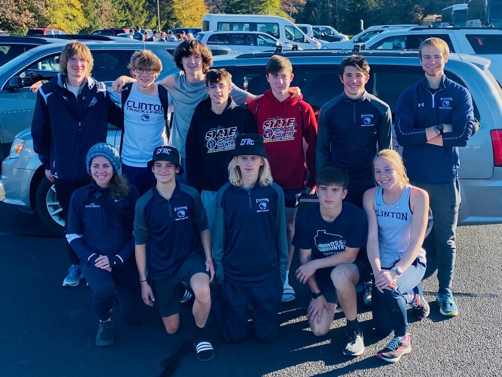 2022 XC 📍
•Confrence Champs for the 2nd yr straight 
•State qualifiers for the 2nd year straight 
•Finished 10th at the state meet 
•Won 7 meets as a team 
•Had the individual winner in 4 meets 
We can not thank our seniors Quinn and Cody enough! 
See you on the track!