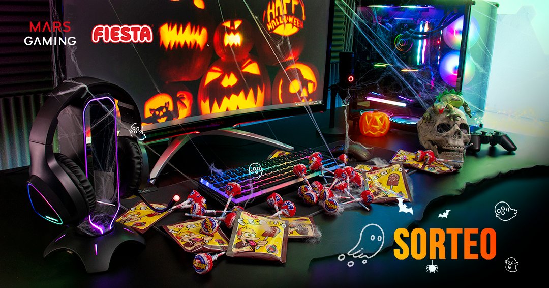 👻 #SORTEO DE MIEDO 👻

Truco o trato? Llévate por #halloween un pack de teclado MKULTRA + Cascos MH222 y 2 LOTES de <a href="/FIESTA_es/">FIESTA</a> 🎃

Para participar:
🔄 RT al tweet
✅ Sigue a @Marsgaming_ y <a href="/FIESTA_es/">FIESTA</a>
(Válido para España peninsular)

Tenéis hasta el 7 de noviembre!!