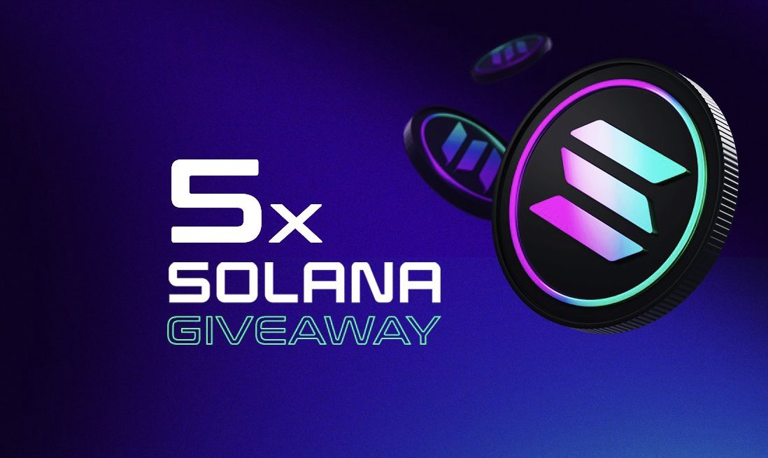 ⚠️ BIG SOL #GIVEAWAY ⚠️

🏆Prize: 5x #SOL ~ $150 #USDT 

✅To Enter:
1️⃣ Follow <a href="/ijs_003/">Yan | NFT PROMOTER</a> &amp; <a href="/SolanaSurvivors/">Sol-Survivor Promoter</a>
2️⃣ RT+❤+🔔
3️⃣ Tag 3 Friends 

⏰24 Hrs 
#SolGiveaway #NFT #Solana #Bigwin #Giveaway #NFTs #NFTGiveaway #art #NFTAirdrop #Cryptocurency