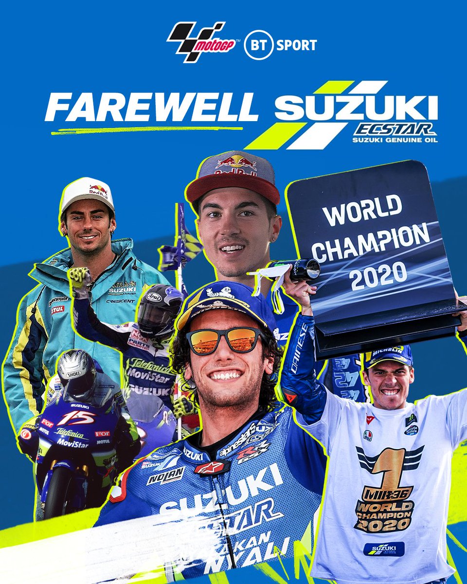 It's been a journey, @suzukimotogp 💙 #ValenciaGP