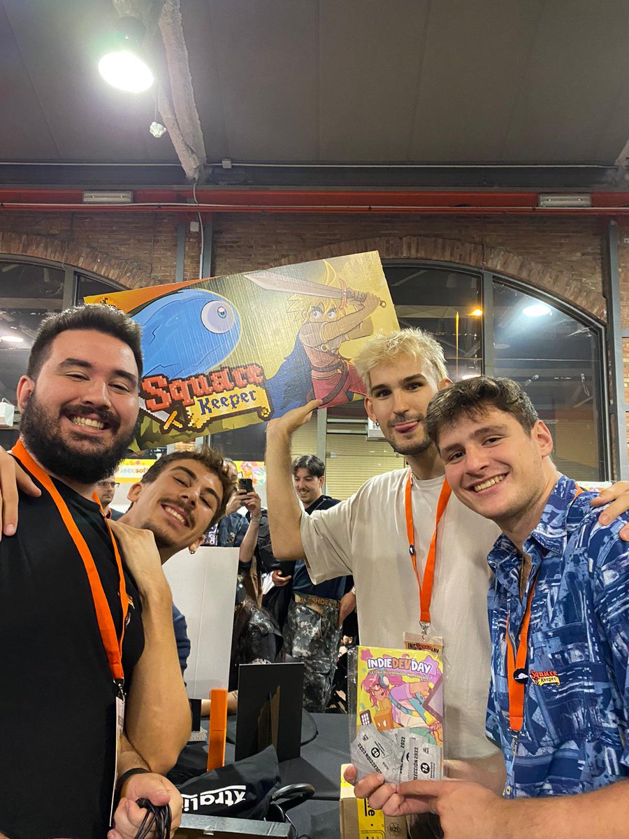 KANAK - 'Square Keeper'🃏⚔ & 'Project Socket'🤖👽 (@studiokanak) on Twitter photo Y hasta aquí la <a href="/IndieDevDay/">IndieDevDay</a>!! Ha sido un fin de semana espectacular🤩
Muchas gracias a todos los que os habéis pasado a saludar y a probar nuestro jueguico, nos vemos el año que viene con nuevos proyectos👀♥ Y hasta aquí la <a href="/IndieDevDay/">IndieDevDay</a>!! Ha sido un fin de semana espectacular🤩
Muchas gracias a todos los que os habéis pasado a saludar y a probar nuestro jueguico, nos vemos el año que viene con nuevos proyectos👀♥