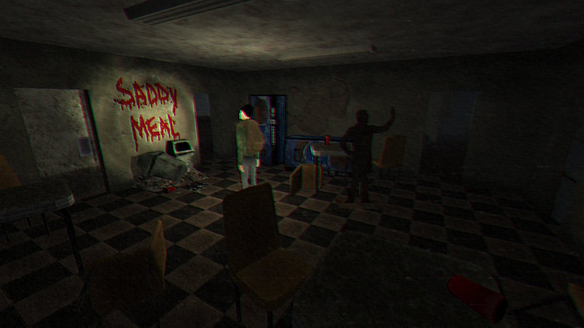 itchio's tweet photo. The Night of the Scissors: Scrap hunting season has gone wrong, VHS slasher survival horror. Now 20% off on the #itchHalloweenSale!

https://t.co/pFCvBXAyv2 by @selewidev https://t.co/rPcdgcFf1m