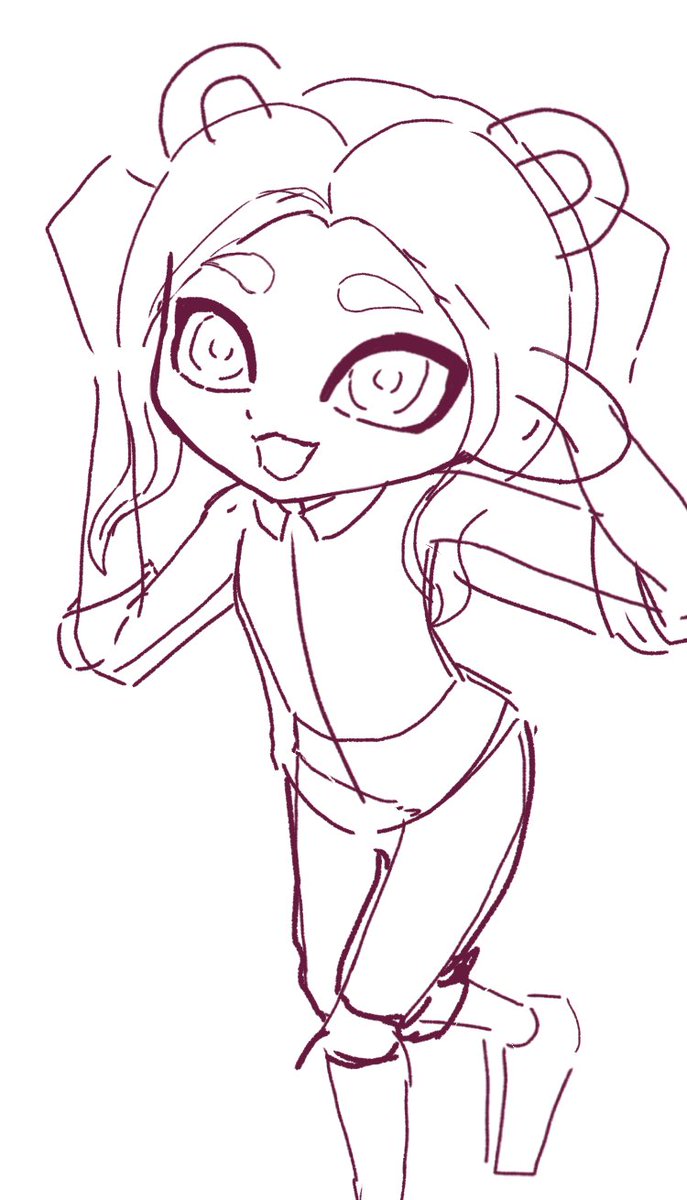 ラフ。
今週中には完成させたい💪