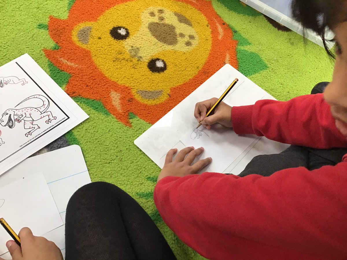I am so impressed with these dinosaur drawings from Class 6! All ready for our fact file dinosaur writing 😁 🦖 ✍️ 📝 @kestrelmead