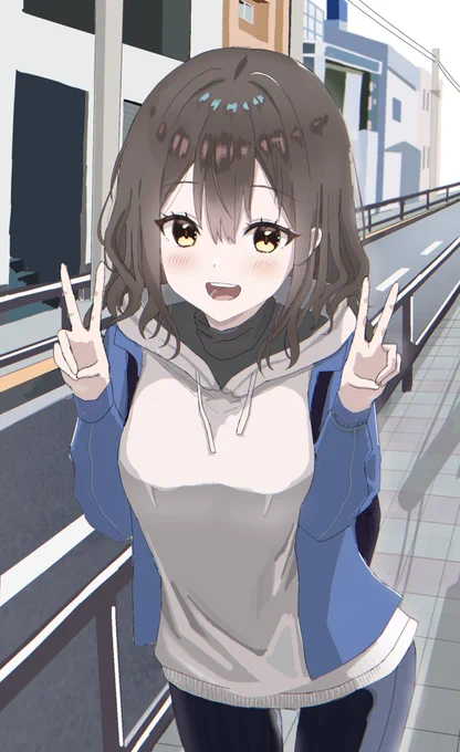 今月は8枚も描いた、頑張った。それにあと2枚線画描いてる。頑張った。えらい。 