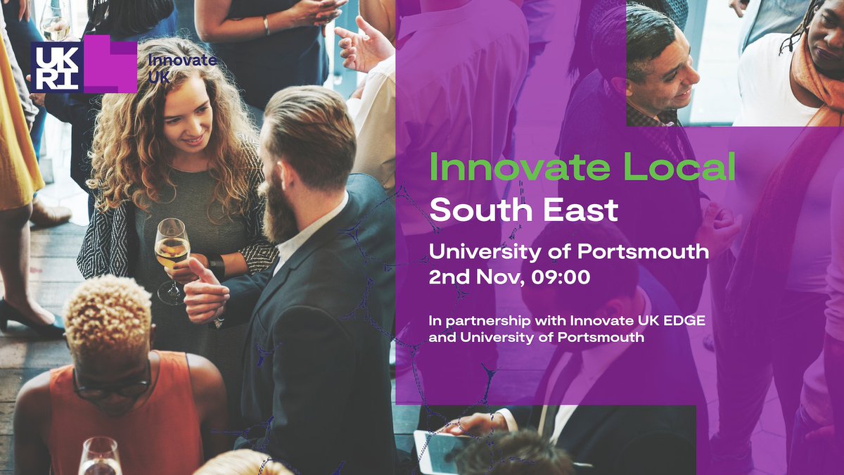 There’s more to your business. 🧭 Let us navigate your journey. Join #InnovateSouthEast to get connected to the right people & sources of advice on starting or scaling up your business: ktn-uk.org/events/innovat… #InnovateLocal @innovateuk @IUK_EDGE_SE @uopresearch