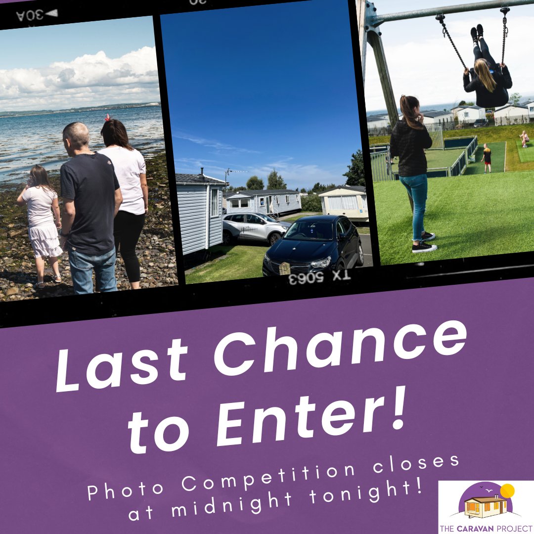 CaravanProject's tweet image. 📣LAST DAY OF THE PHOTO COMPETITION📣
Entries close at midnight tonight (Monday 31st October)

2022 Customers can send up to 5 photos from their holiday  to office@caravanproject for the chance to win a free summer holiday in 2023.  

(terms and conditions in the second photo.)