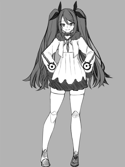 リハビリでアニー(ラフ)
ようやく手が慣れてきた 