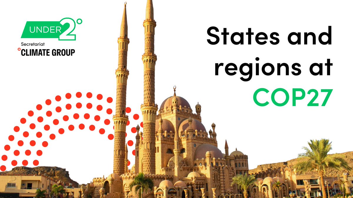 #Under2Coalition states, regions and provinces are uniting at #COP27 to show how they’re raising ambition and challenging themselves to do more on climate change. Find out more: ow.ly/7psl50Lpsxu
