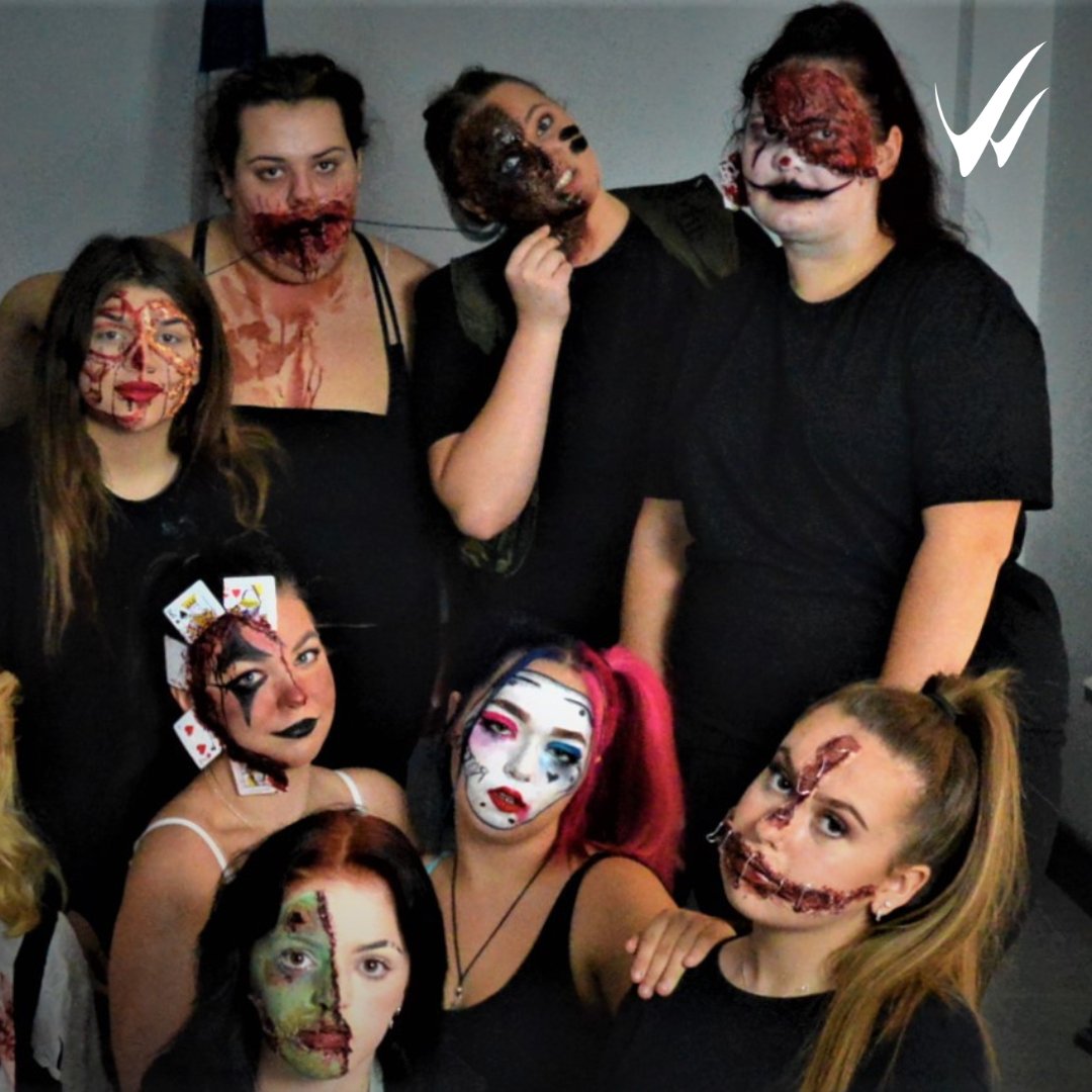 WiltsColl's tweet photo. How are you celebrating Halloween?

Our Media Make-Up students have created some amazing spooky designs to mark the day!

Have you got the creative flair and inspiration to become a stylist?

Find out more about our Hair &amp; Beauty courses: https://t.co/yAV3GjeapS

#WeAreStylists https://t.co/10lgxZjtuq