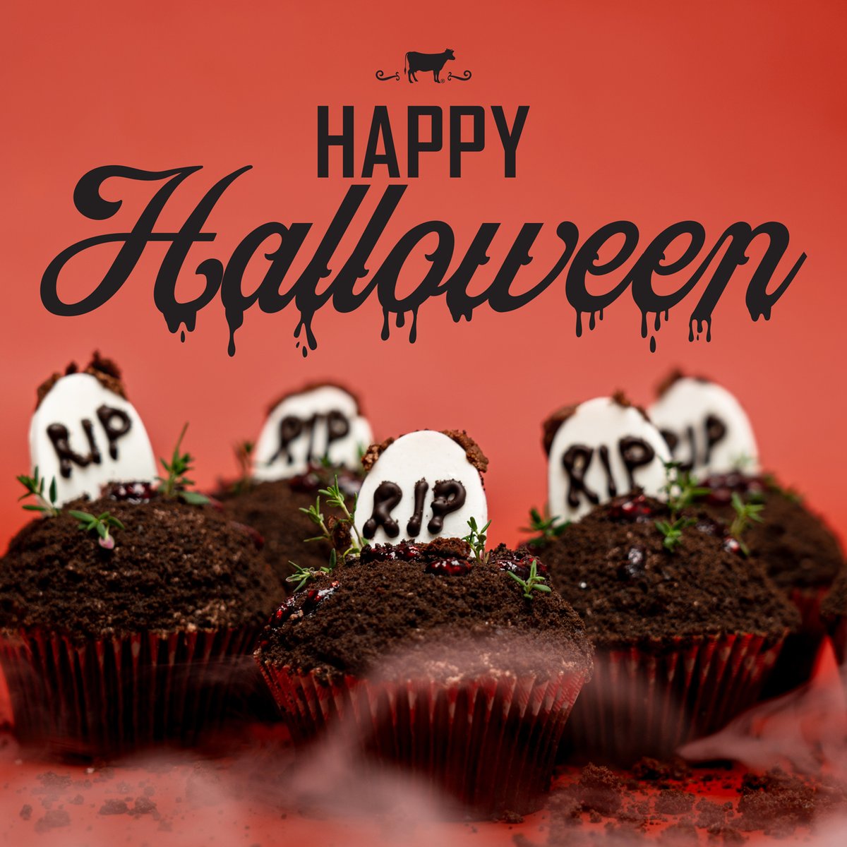 Today, we're creeping it real with our grass-fed 10 Star Butter and these boo-fitul little Chocolate &amp; Raspberry Graveyard Cupcakes! 🎃

No tricks here, just treats. Click the link to try our full recipe for yourselves. 🧁🕸️

lewisroadcreamery.com/blogs/recipes