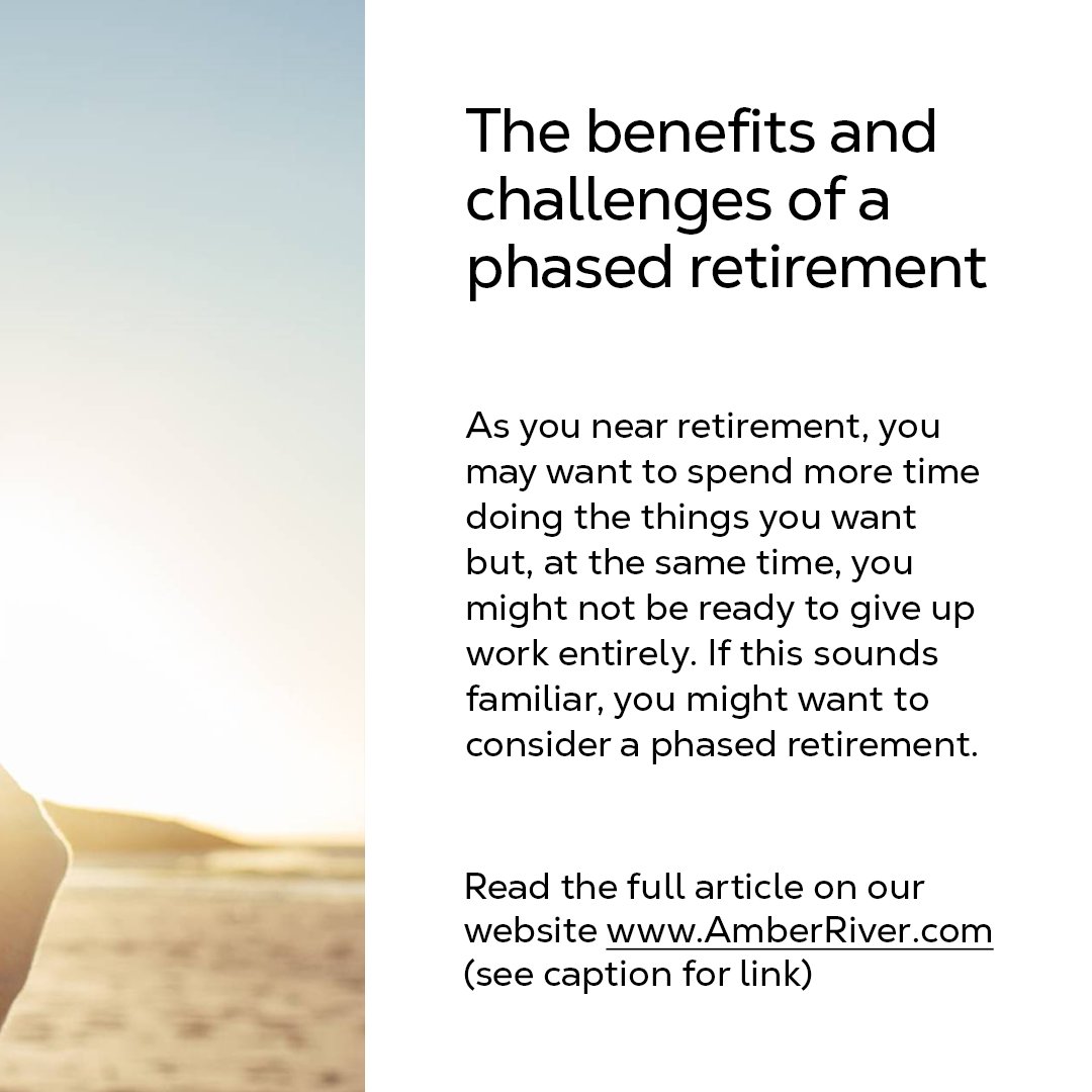 AmberRiverGroup's tweet photo. As you near retirement, you may look forward to a more relaxing lifestyle. But, at the same time, you might not be ready to give up work entirely. A phased retirement could be perfect for you.
Full article -
https://t.co/qqKWqdxn3O
@AmberRiverGroup
#LifeLandscaping®
#AmberRiver https://t.co/YqMaDfohi7